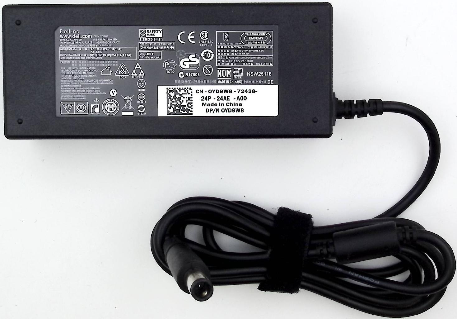 Блок питания 19.5V, 4.62A,     90W, 7.4х5.0 мм