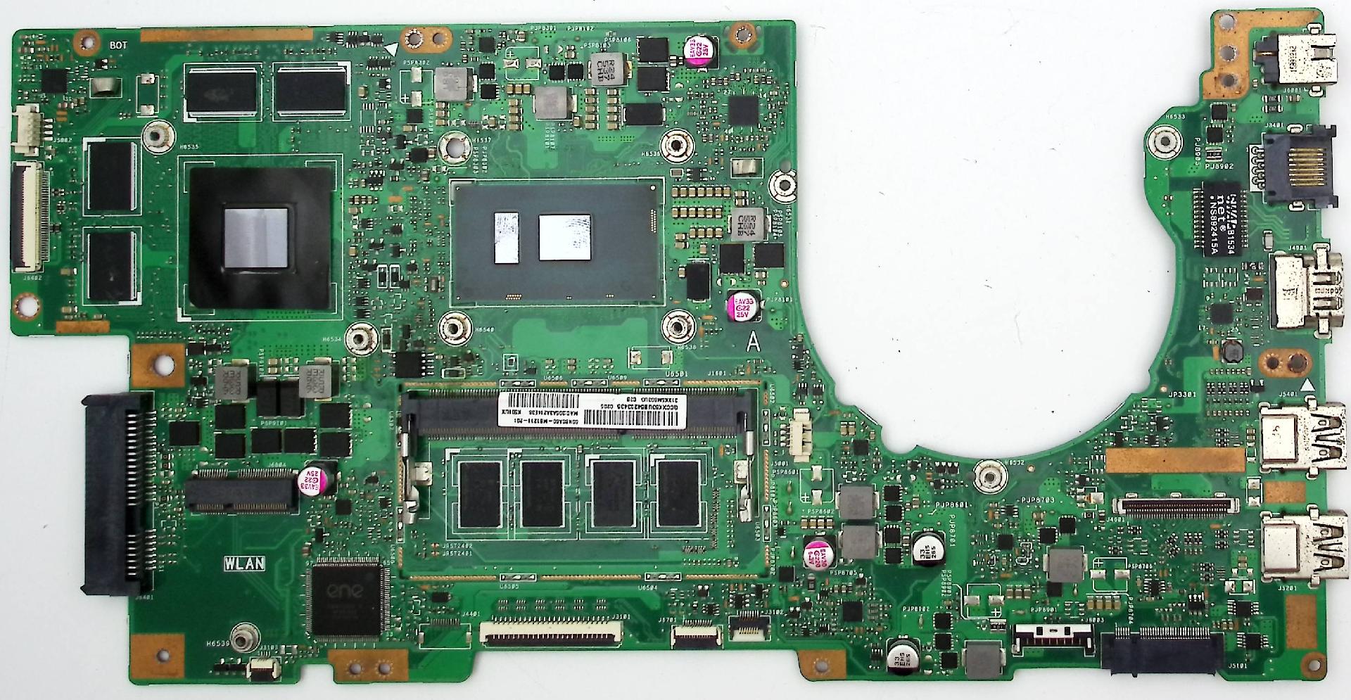 Материнская плата ASUS K501UX донор компонентов