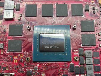 Материнская плата ASUS G712LW донор видеочипа RTX2070