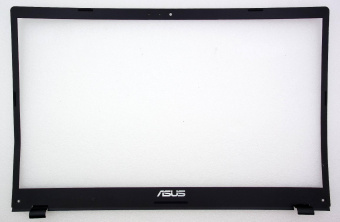 Рамка экрана  ноутбука Asus X509FA, X515  с черными заглушками петель.