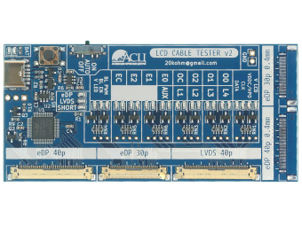 Тестер шлейфов матриц EDP, LVDS