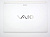 Крышка экрана ноутбука Sony Vaio VGN-SR серая