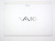 Крышка экрана ноутбука Sony Vaio VGN-SR серая