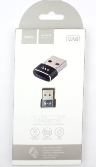 Переходник USB - Type-C Hoco UA6 USB to Type-C converter