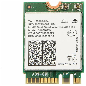 Модуль Wi-Fi  Intel 3165NGW