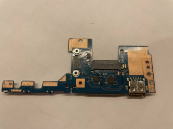 Дополнительная плата картридера, портов и Wi-Fi 32BKDIB0000 для ноутбука Asus UX360CA IO BOARD Rev.2.0