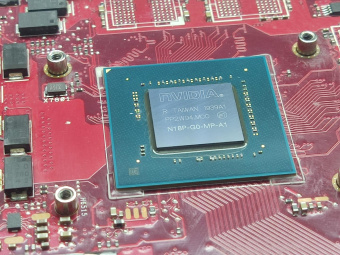 Материнская плата ASUS G731GT донор видеочипа  N18P-G0-MP-A1