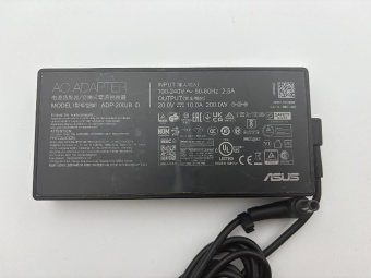 Блок питания Asus ADP-200JB D  20V 10A, 200W 6.0х3.7mm с иглой