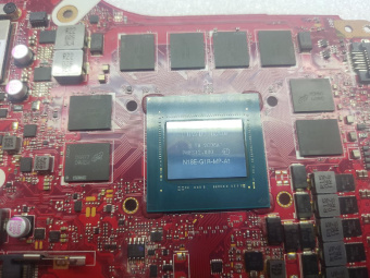 Материнская плата ASUS G712LW донор видеочипа RTX2070