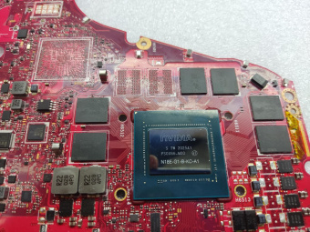Материнская плата ASUS G701LV донор видеочипа N18E-G1-B-KC-A1