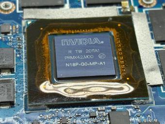 Материнская плата ASUS UX534FTC донор видеочипа N18P-G0-MP-A1(039724)