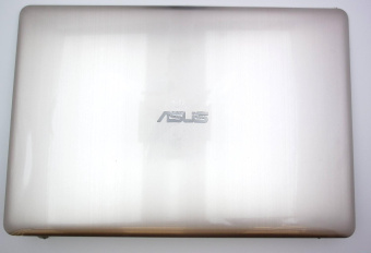 Крышка матрицы для ноутбука Asus X580VD серебристый металл.