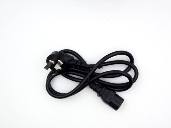Шнур питания (сетевой кабель) черный 10A  250V