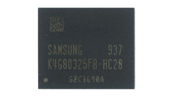 Видеопамять GDDR5 Samsung K4G80325FB-HC28  19год.