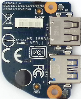 Плата USB портов для MSI GF76
